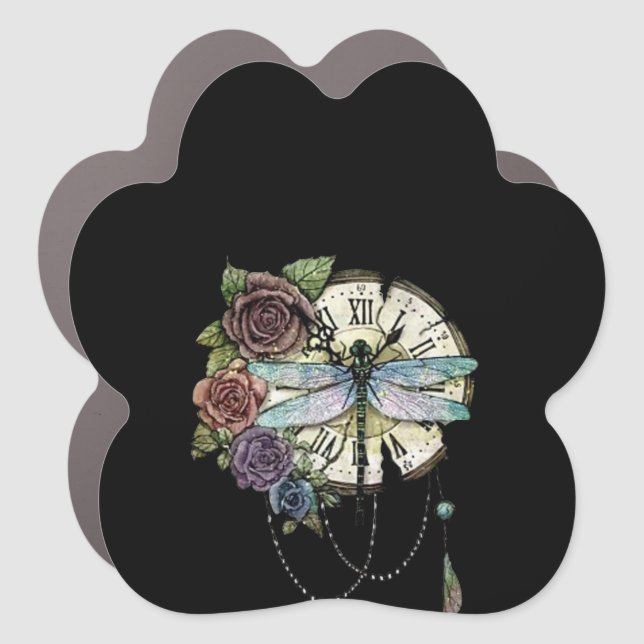 Dragonfly Lover| Dream Capcher Dragonfly Car Magnet (Front)