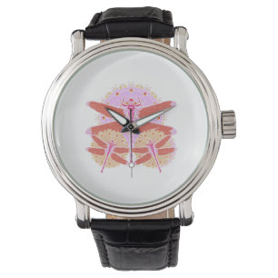 Dragonfly lover insect gift mandala dragonfly watch