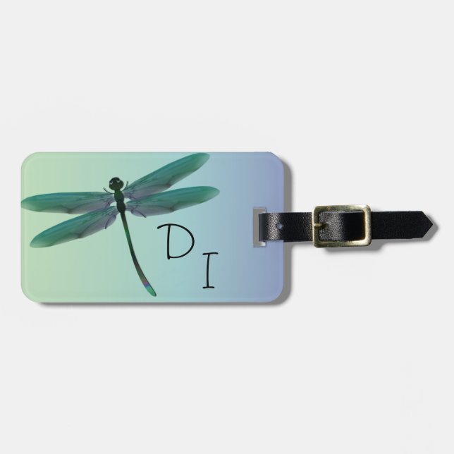 Dragonfly Luggage Tag (Front Horizontal)