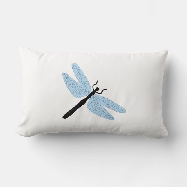 Dragonfly Lumbar Pillow (Front)