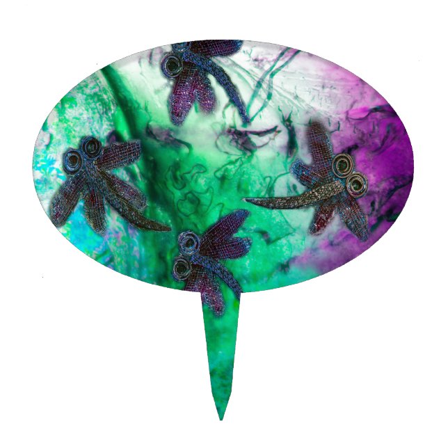 Dragonfly Magic Cake Topper (Front)