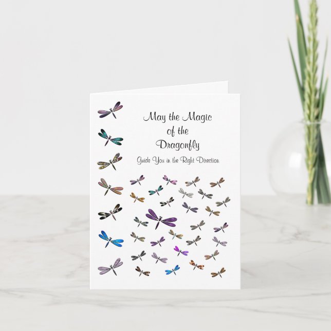 Dragonfly Magic Card (Front)