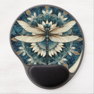 Dragonfly Mandala Gel Mouse Pad