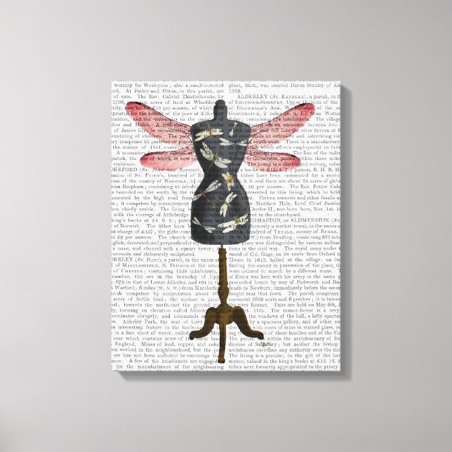 Dragonfly Mannequin Canvas Print (Front)