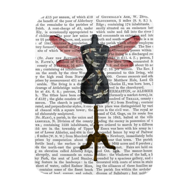 Dragonfly Mannequin Magnet (Vertical)