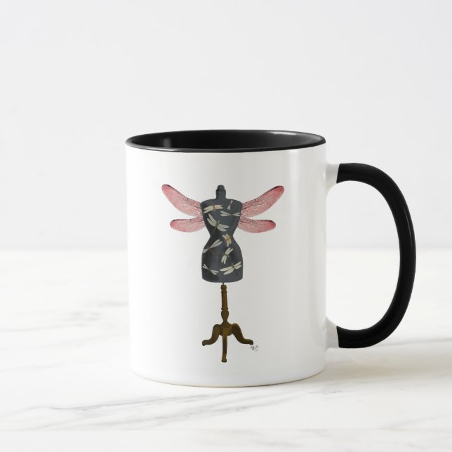Dragonfly Mannequin Mug (Right)