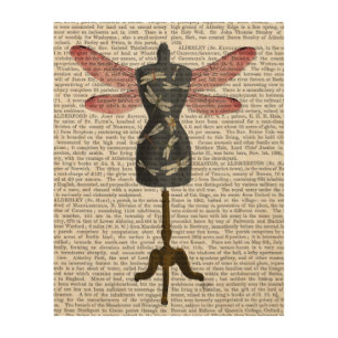 Dragonfly Mannequin Wood Wall Decor