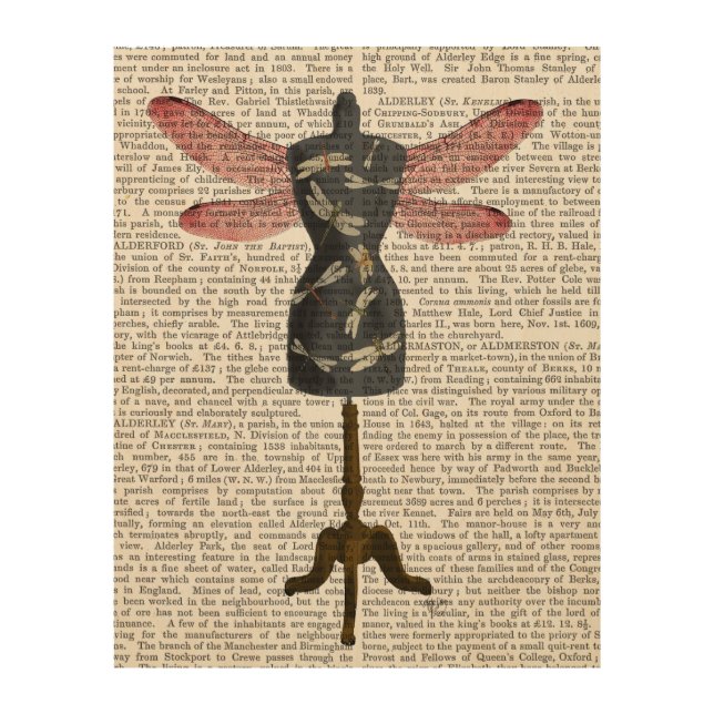 Dragonfly Mannequin Wood Wall Decor (Front)