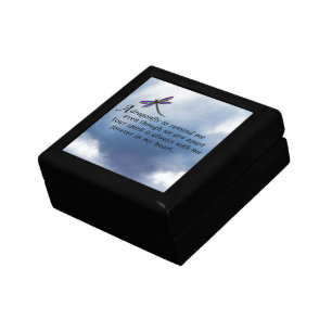 Dragonfly Memorial Poem Keepsake Box