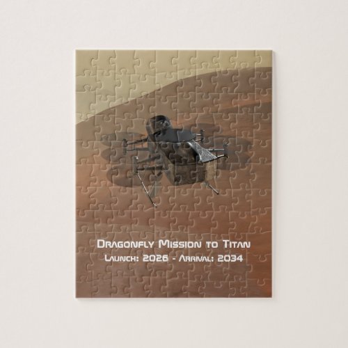 Dragonfly Mission to Titan Jigsaw Puzzle