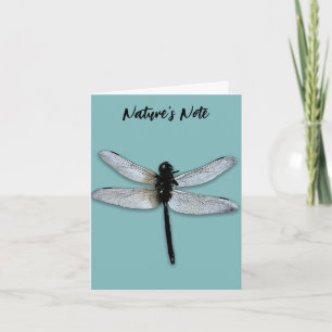 DRAGONFLY MODERN PHOTO NOTE CARD