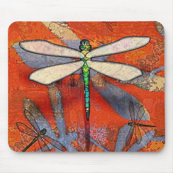 Dragonfly Mouse Pad | Zazzle