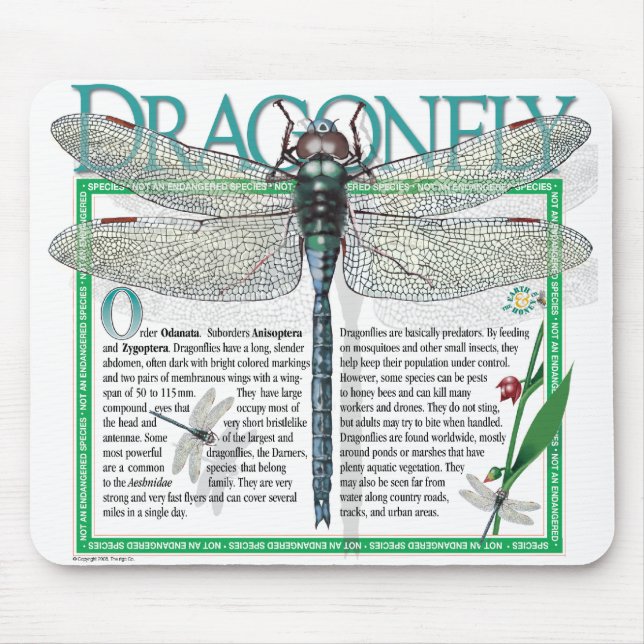 Dragonfly Mousepad (Front)