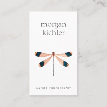 Dragonfly Nature Photographer Business Card by sm_business_cards at Zazzle
