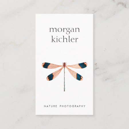 Dragonfly Nature Photographer Business Card