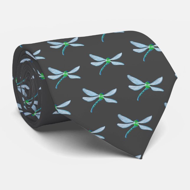 Dragonfly Neck Tie (Rolled)