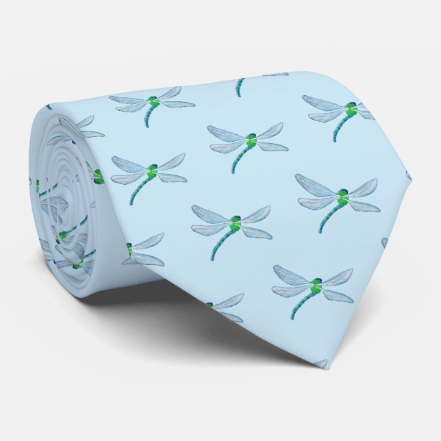 Dragonfly Neck Tie (Rolled)