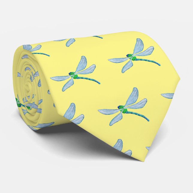Dragonfly Neck Tie (Rolled)
