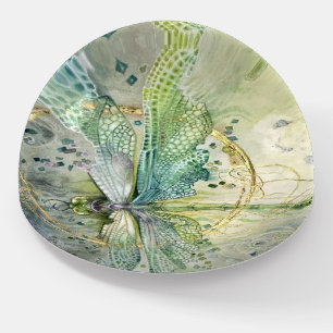 Dragonfly of the Blue Green Sea Paperweight