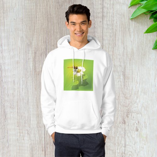 Dragonfly On A Flower Hoodie