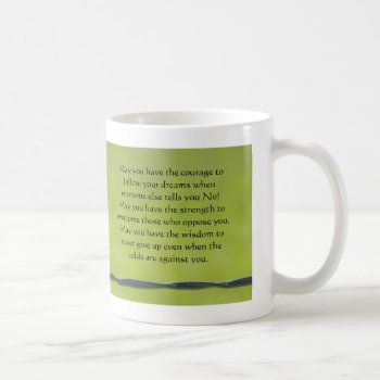 Dragonfly On Barbwire Mug  May You Have The Cou... Coffee Mug by abadu44 at Zazzle