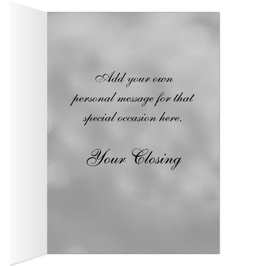 Dragonfly On Flower Card (Inside (Right))