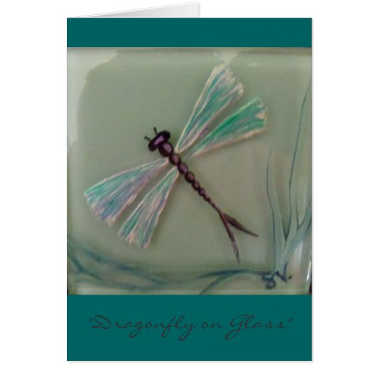 "Dragonfly on Glass" (Front)