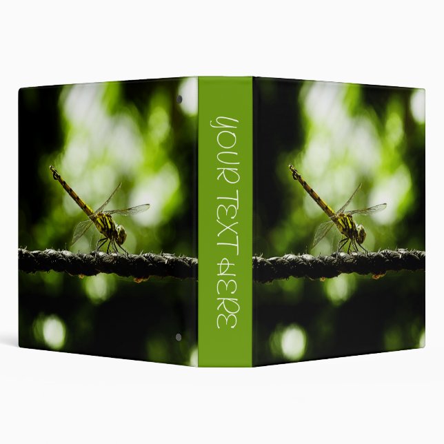 Dragonfly on green - Binders (Background)