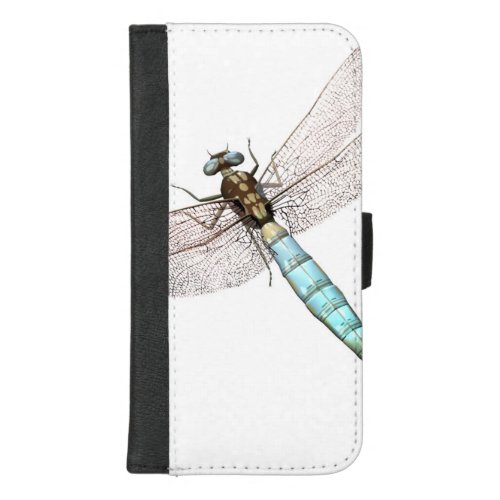 Dragonfly on White iPhone 87 Plus Wallet Case