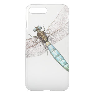 Dragonfly on White iPhone 8 Plus/7 Plus Case