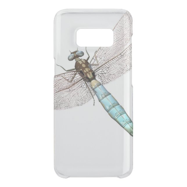 Dragonfly on White Uncommon Samsung Galaxy Case (Back)