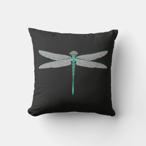 Dragonfly  outdoor pillow