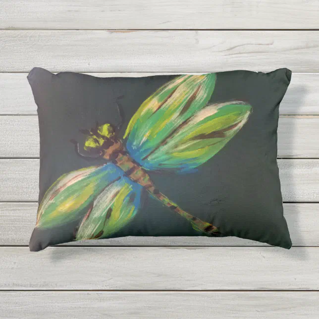 DRAGONFLY OUTDOOR PILLOW Zazzle