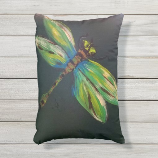 DRAGONFLY OUTDOOR PILLOW Zazzle