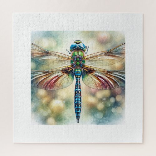 Dragonfly Overleaf IREF570 _ Watercolor Jigsaw Puzzle