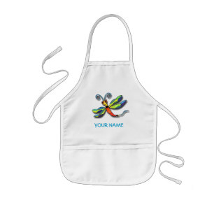Dragonfly Paint Smock! Kids' Apron
