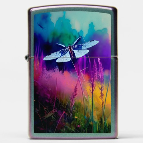 Dragonfly painted  zippo lighter