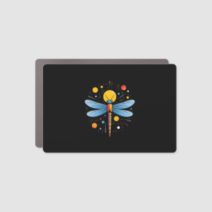 Dragonfly Painting Art Animal Abstract Graphic Dra Car Magnet