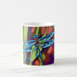 Dragonfly Painting - Gift for Insect Lovers Coffee Mug