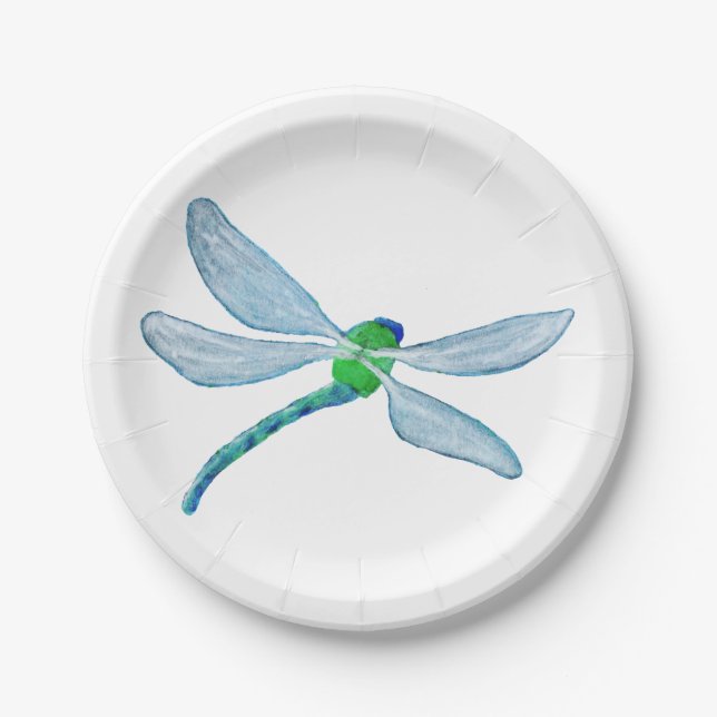 Dragonfly Paper Plates (Front)