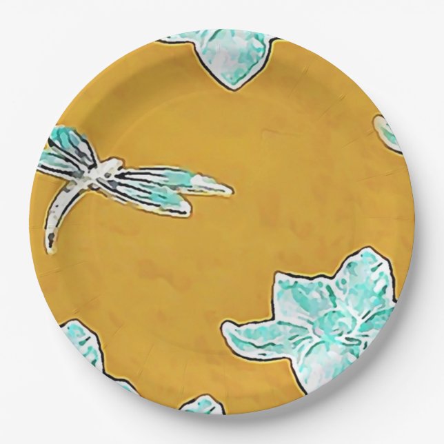 Dragonfly Paper Plates (Front)