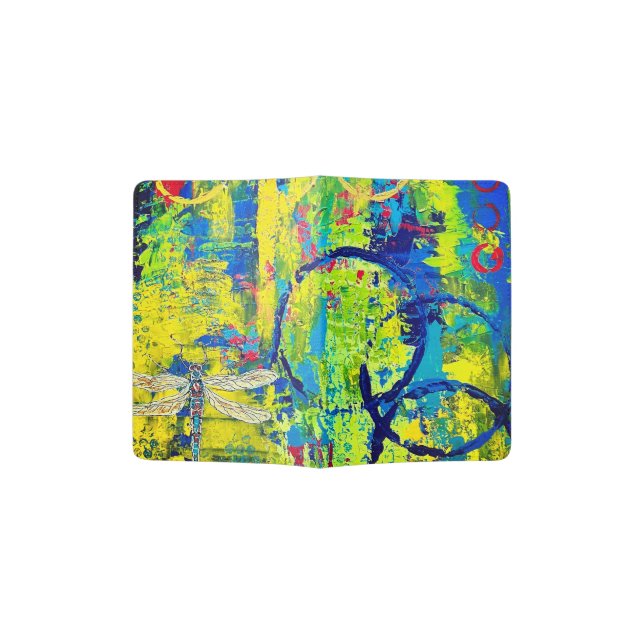 Dragonfly Passport Holder (Opened)