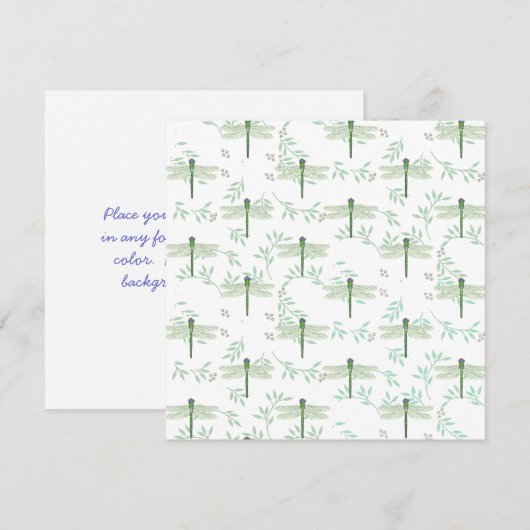 Dragonfly Pattern (Front/Back)