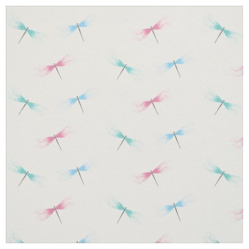 Dragonfly pattern fabric