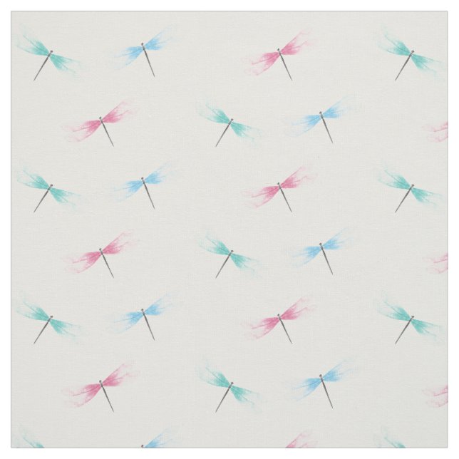 Dragonfly pattern fabric (Swatch)