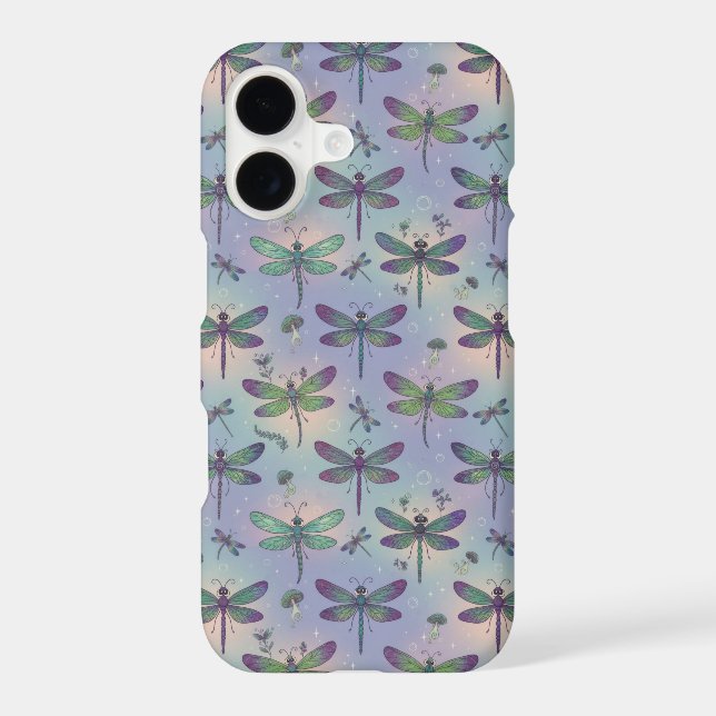 Dragonfly Pattern Phone Case (Back)
