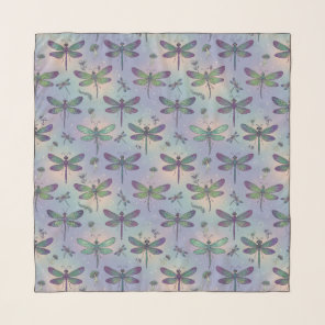Dragonfly Pattern Scarf