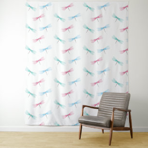 Dragonfly pattern tapestry