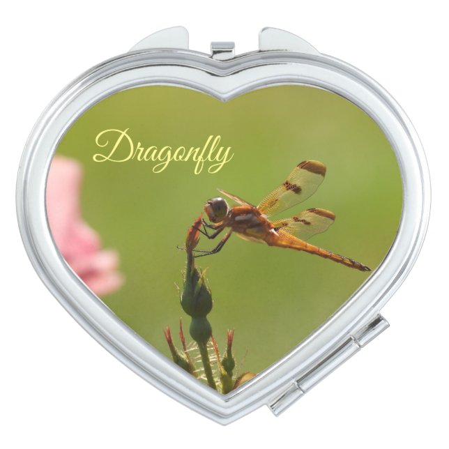 Dragonfly personalized compact mirror (Front)