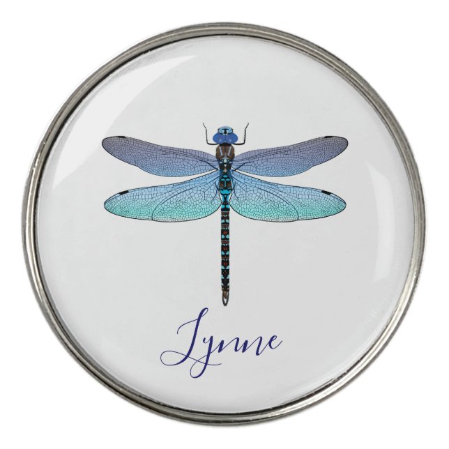 Dragonfly Personalized Golf Ball Market  Golf Ball Marker (Front)